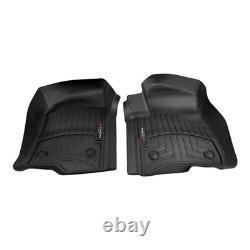 WeatherTech 4414361V Front FloorLiner Black Silverado/Sierra Crew Cab 2019-25