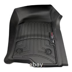 WeatherTech 4414361V Front FloorLiner Black Silverado/Sierra Crew Cab 2019-25