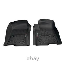 WeatherTech 4414361 Front FloorLiner Black Fit Silverado/Sierra Crew Cab 2019-25