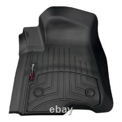 WeatherTech 4414361 Front FloorLiner Black Fit Silverado/Sierra Crew Cab 2019-25