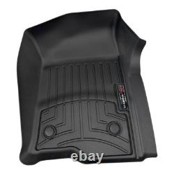 WeatherTech 4414361 Front FloorLiner Black Fit Silverado/Sierra Crew Cab 2019-25