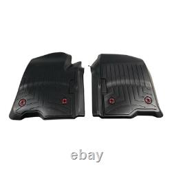 WeatherTech 4414361 Front FloorLiner Black Fit Silverado/Sierra Crew Cab 2019-25