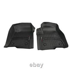 WeatherTech 4414361 Front FloorLiner Black Fits 2019-2025 Silverado/Sierra Crew