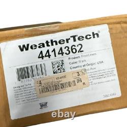WeatherTech 4414362 Rear FloorLiner Black Fits Silverado/Sierra Crew Cab 2019-25