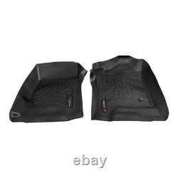 WeatherTech 445421 Front FloorLiner Black Fit Silverado/Sierra Crew Cab 2014-15