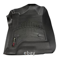 WeatherTech 445421 Front FloorLiner Black Fit Silverado/Sierra Crew Cab 2014-15
