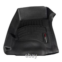 WeatherTech 445421 Front FloorLiner Black Fit Silverado/Sierra Crew Cab 2014-15