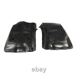 WeatherTech 445421 Front FloorLiner Black Fit Silverado/Sierra Crew Cab 2014-15