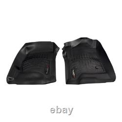WeatherTech 445421 Front FloorLiner Black Fits 2014-2015 Silverado/Sierra Crew