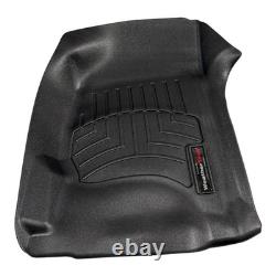 WeatherTech 445421 Front FloorLiner Black Fits 2014-2015 Silverado/Sierra Crew