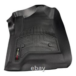 WeatherTech 445421 Front FloorLiner Black Fits 2014-2015 Silverado/Sierra Crew
