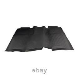 WeatherTech 445422 2nd Row FloorLiner Black Fits 2014-18 Silverado/Sierra Crew