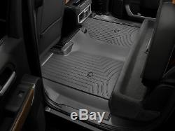 WeatherTech FloorLiner Mats for 2019 Chevy Silverado GMC Sierra Crew Cab Bucket