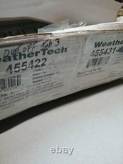 WeatherTech FloorLiner Mats for Silverado Sierra Crew Cab 1st OTH 2nd Row Tan
