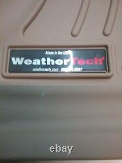 WeatherTech FloorLiner Mats for Silverado Sierra Crew Cab 1st OTH 2nd Row Tan