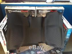 WeatherTech Floor Mat Front & Rear OTH Set Silverado Sierra Crew Cab 2014-2018
