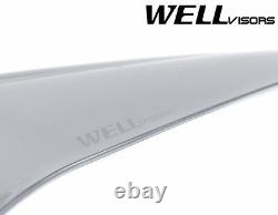 WellVisors For 14-18 Silverado 1500 & GMC Sierra CREW CAB Side Window Visors