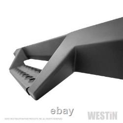 Westin HDX Black Drop Nerf Step Bars 2007-2018 Silverado/Sierra 15-3500 Crew Cab