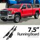 Wheel To Wheel Black Nerf Bar Step For 07-18 Silverado Sierra Crew Cab 6.5ft Bed