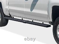 Wheel to Wheel Running Boards 6in Fit 07-18 Silverado Sierra Crew Cab 6.5ft Bed